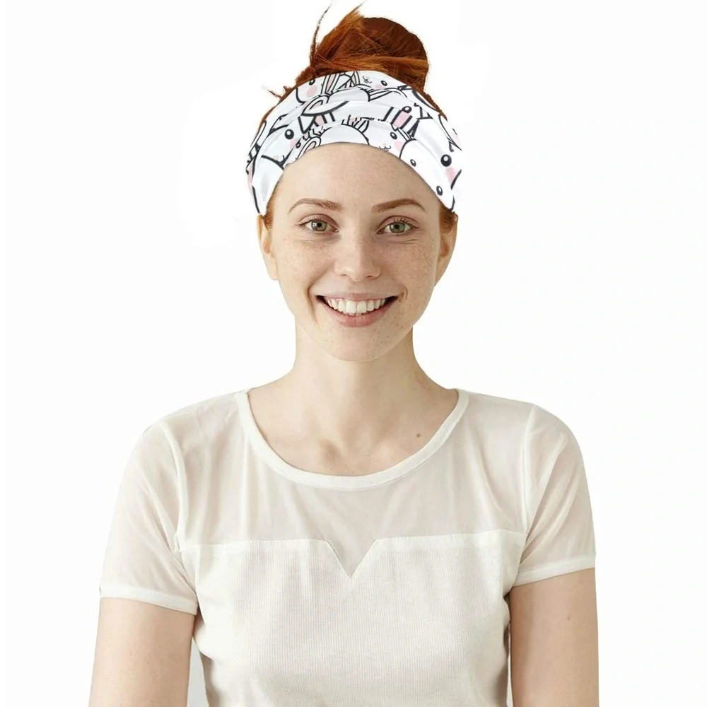 Retro‎ face scarf headband kids